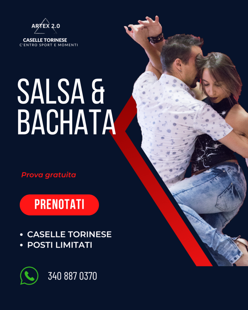 SALSA BACHATA TORINO CASELLE TORINESE DANZE CARAIBICHE CORSI DI BALLO SCUOLA DANZA