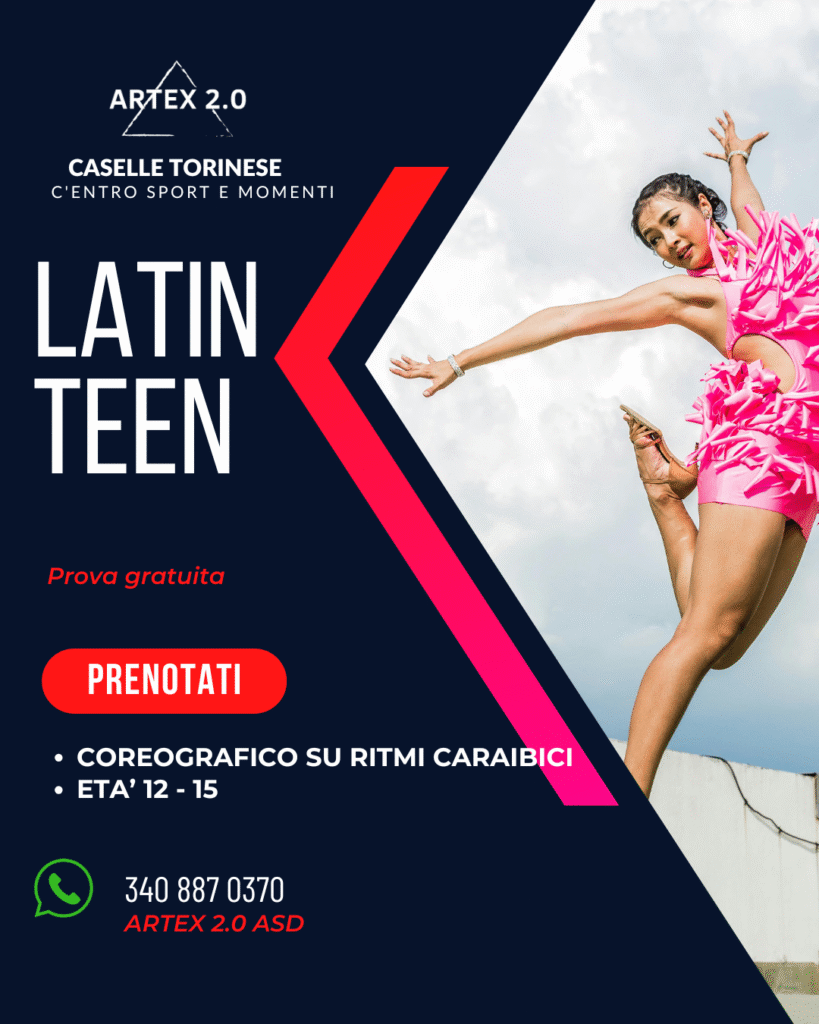 corsi salsa bachata caraibico bambini adolescenti teen torino caselle ciriè san maurizio canavese
